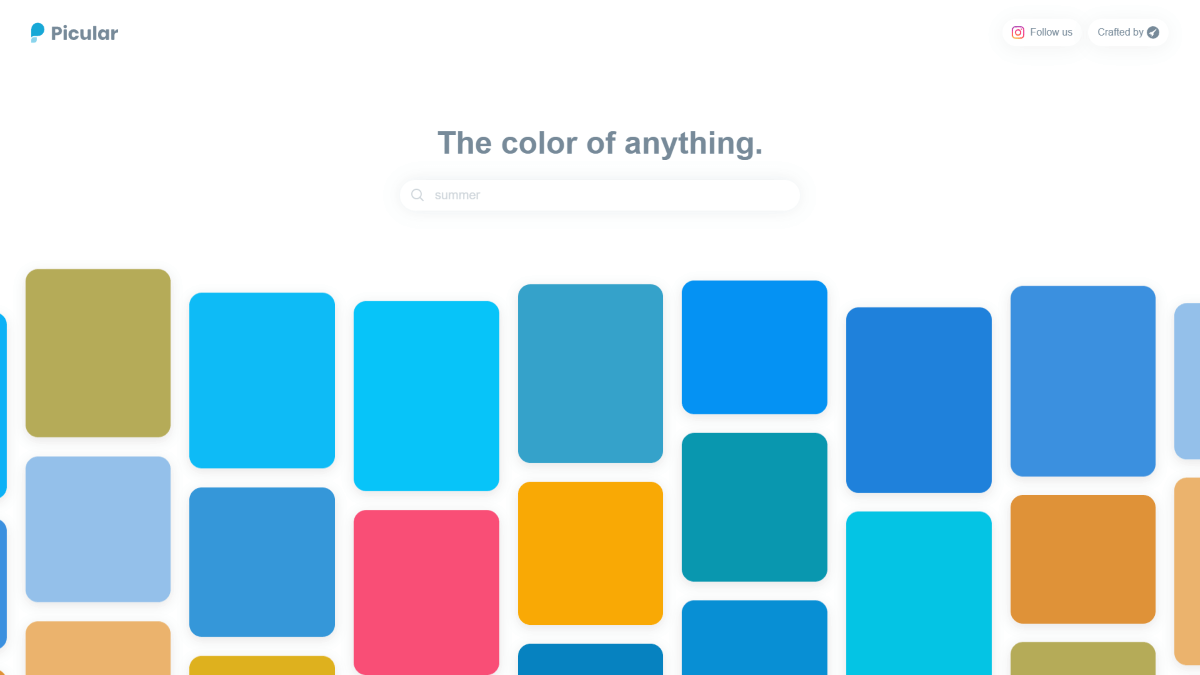 Picular website screenshot